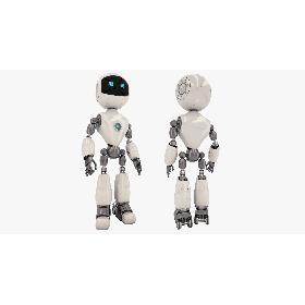 3D模型-Robot Rigged 3D model